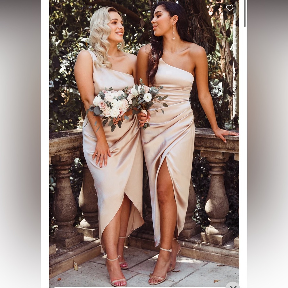 Champagne Wrap Dress